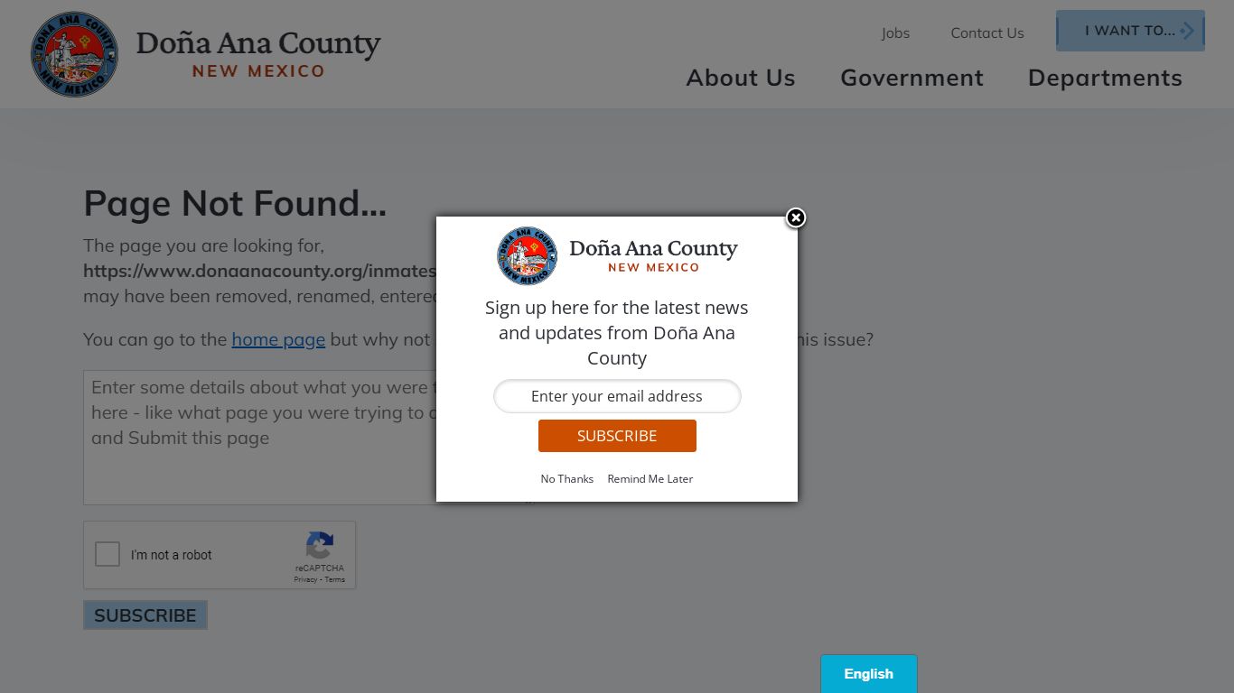Inmates Online - Dona Ana County